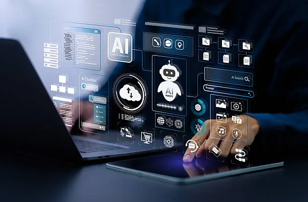 Визуализация работы AI ассистента